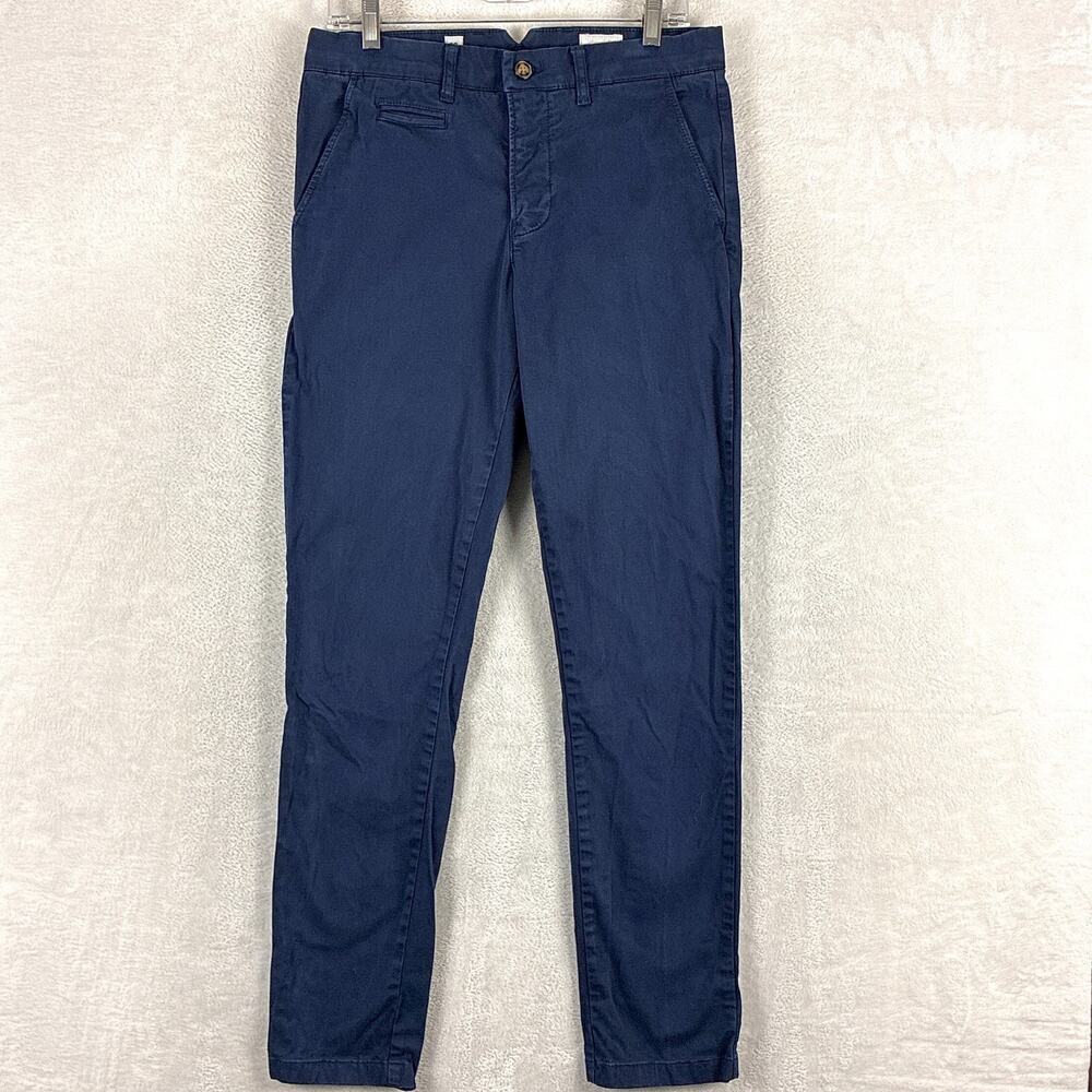 Hero Seven Pants Mens 29x32 (32x32) Navy Chino Straight Preppy Luxury Classic
